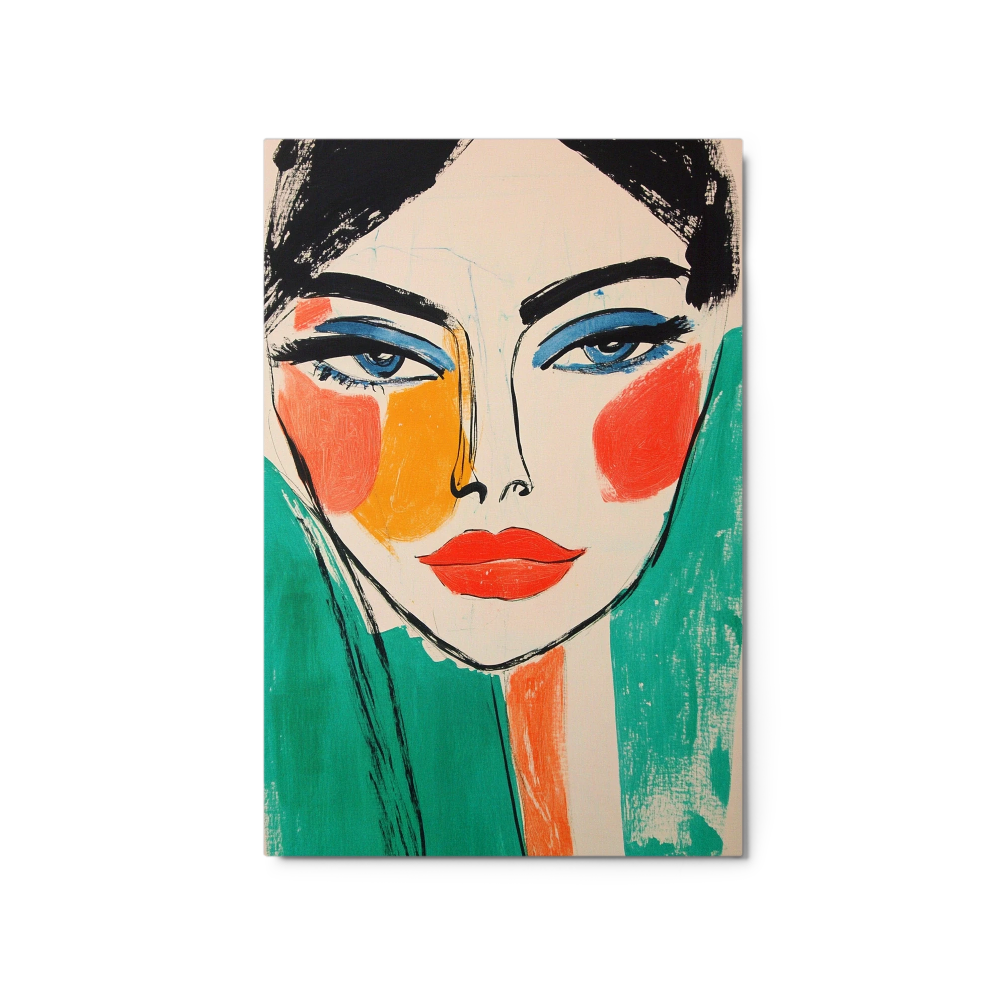 Modern Abstract Portrait of a Woman