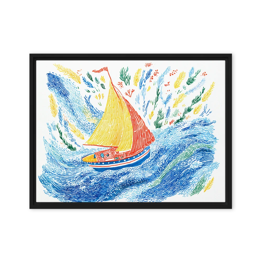 Sailing the Expressive Sea | Art Print