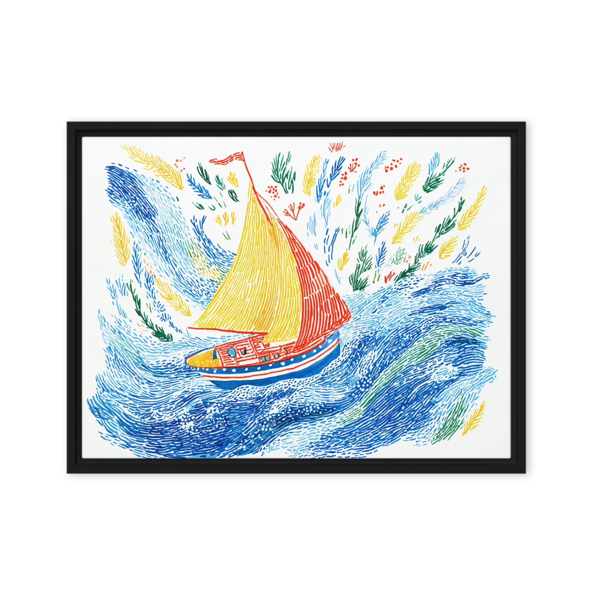 Sailing the Expressive Sea | Art Print