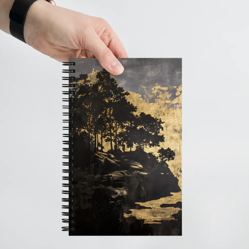 Golden Twilight Forest 
 Spiral Notebook | 140 pages