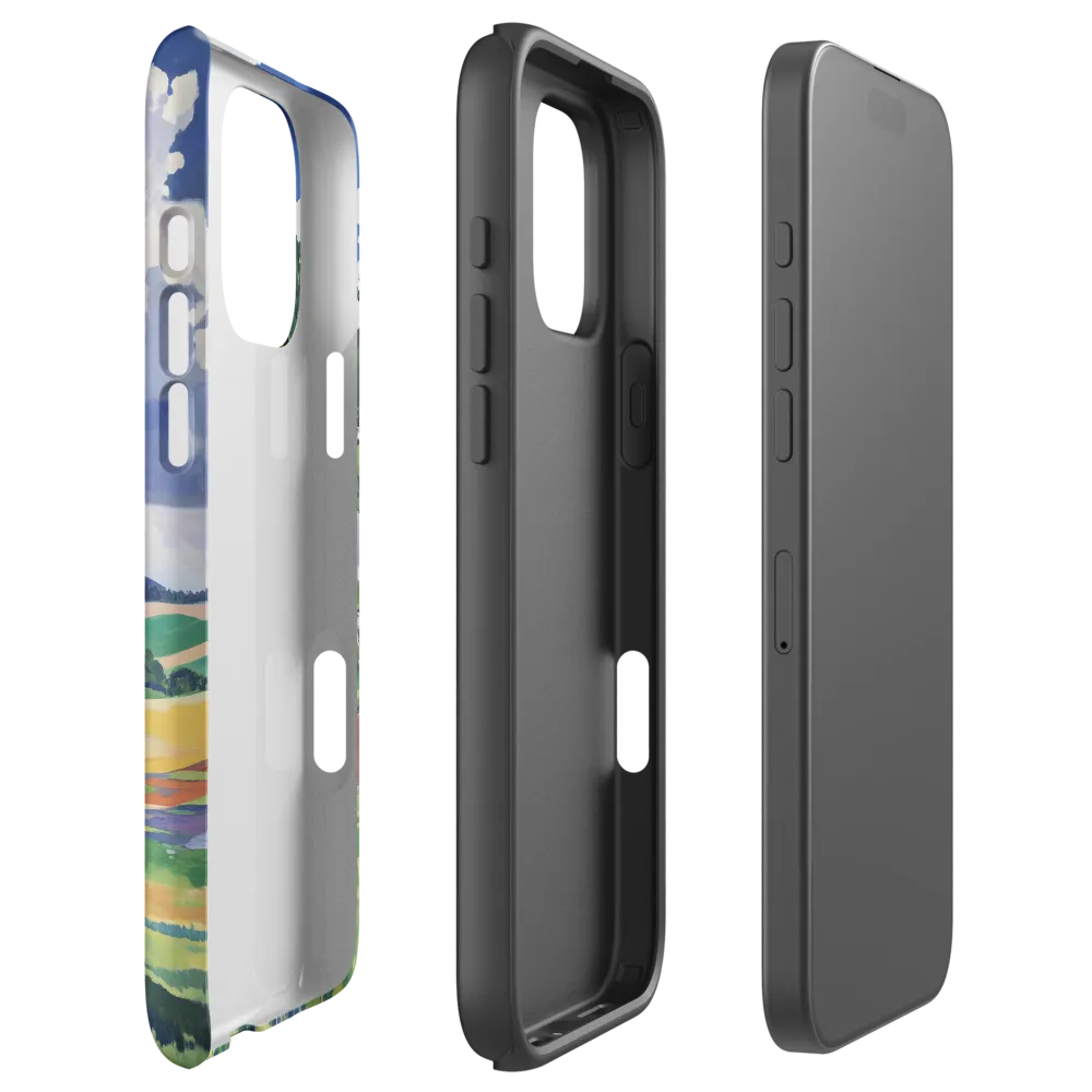 Vibrant Landscape with Tree | Phone Case