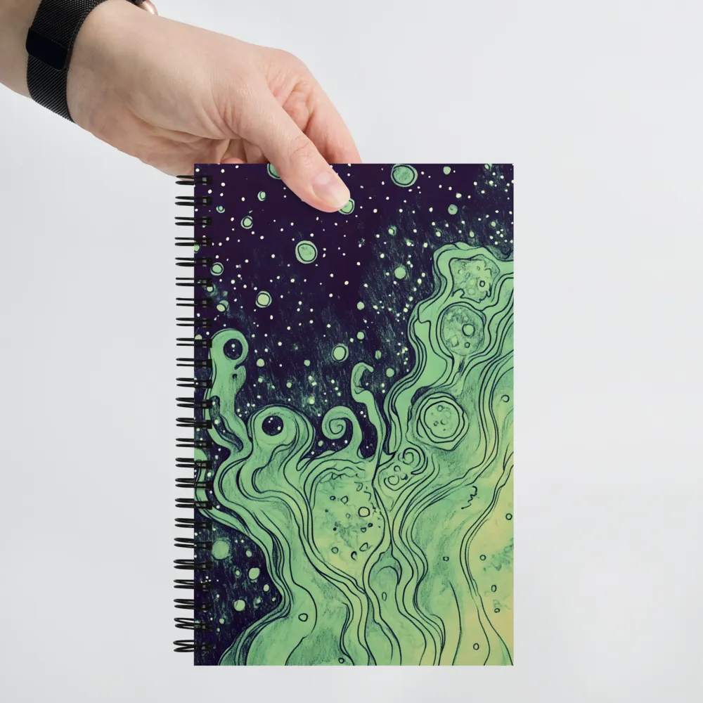 Cosmic Whirl: An Abstract Journey