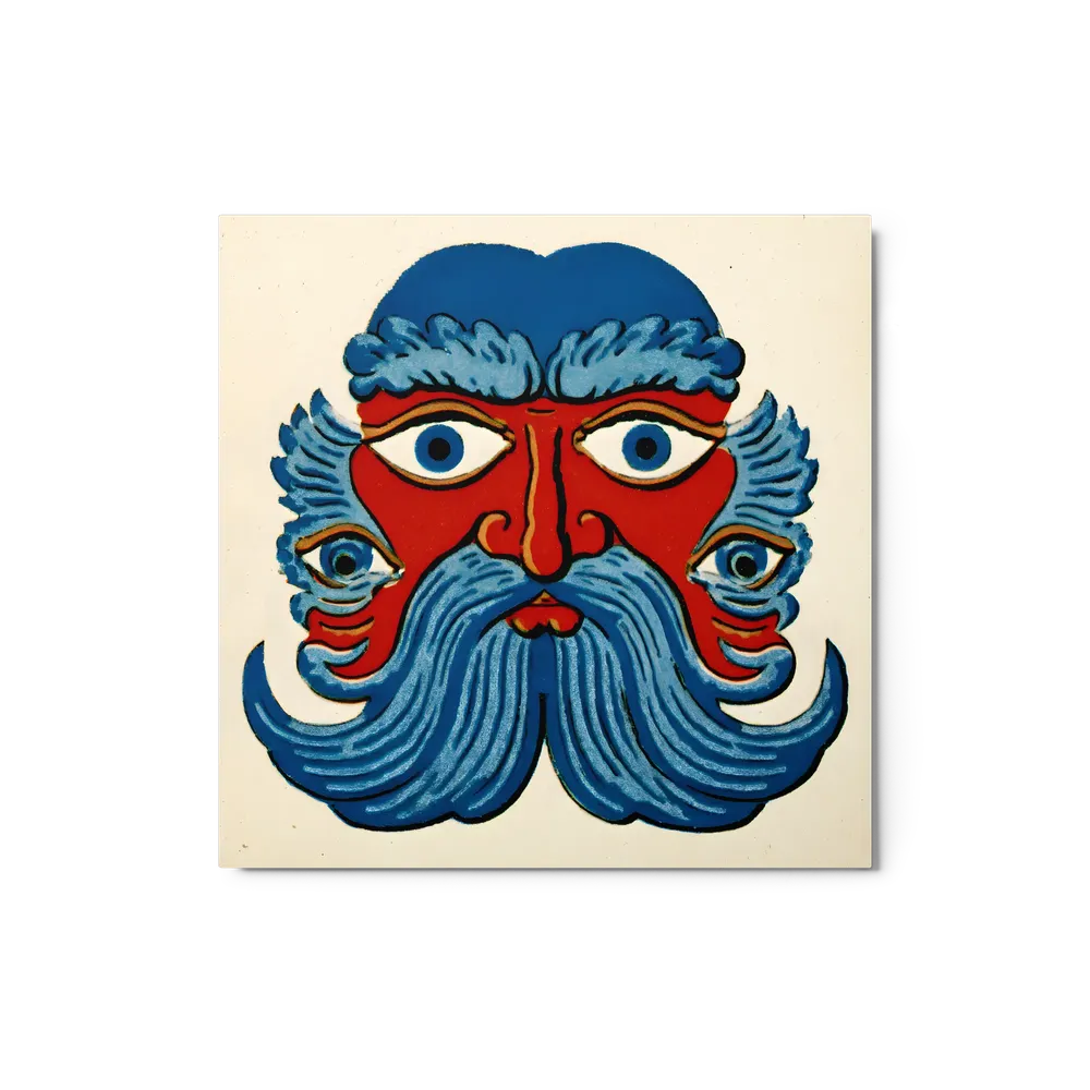 Multi-Eyed Folk Mask | Art Print