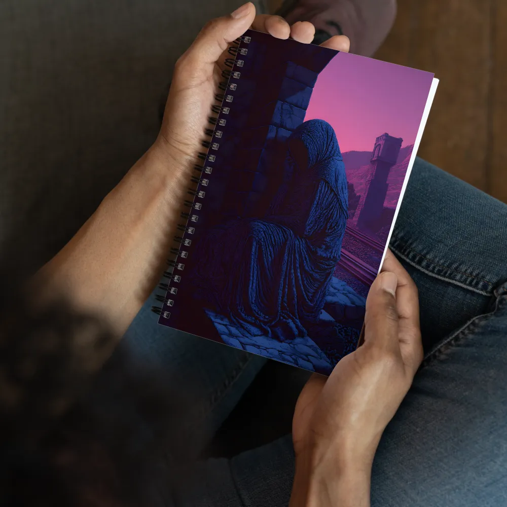 Solitude in Twilight Ruins 
 Spiral Notebook | 140 pages