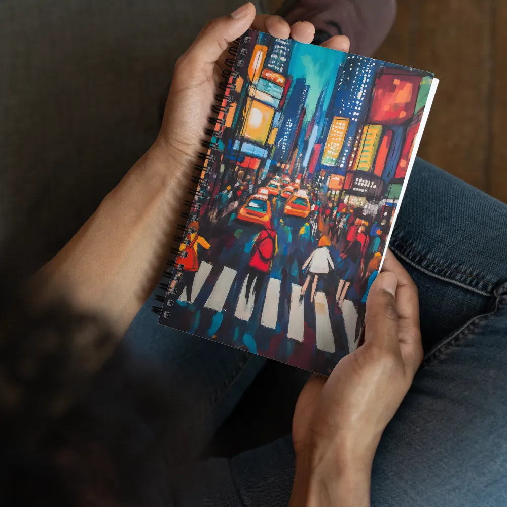 Vibrant City Night 
 Spiral Notebook | 140 pages