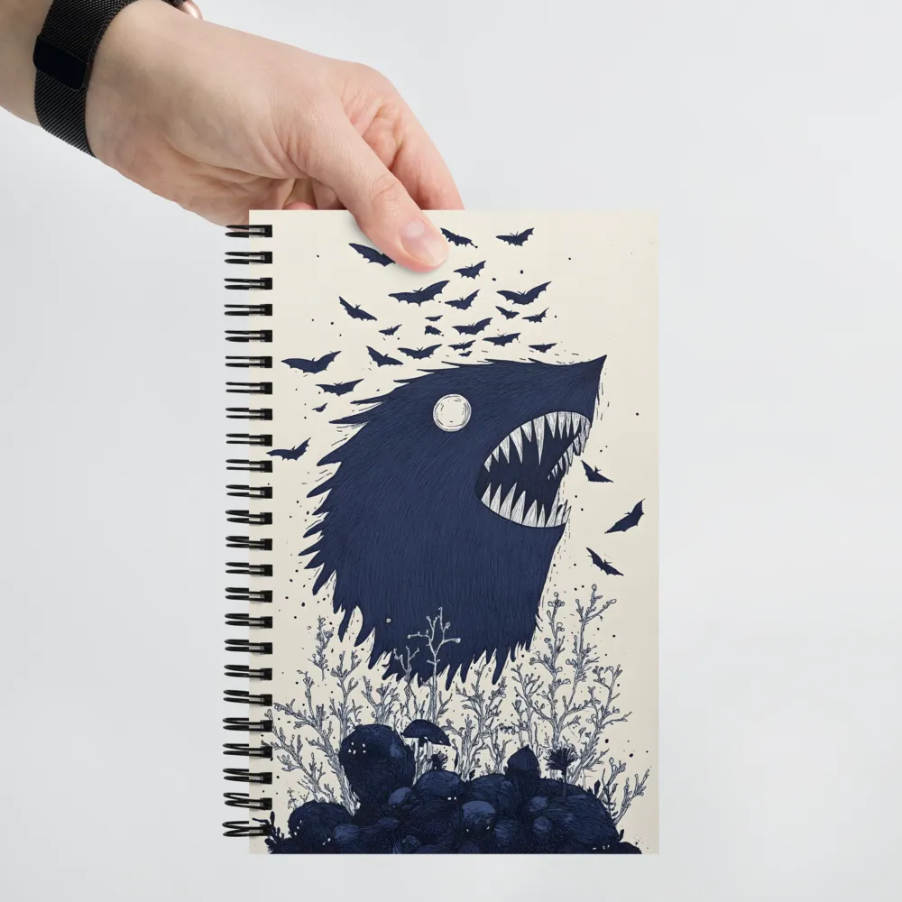 The Ascent of the Nocturnal Beast 
 Spiral Notebook | 140 pages