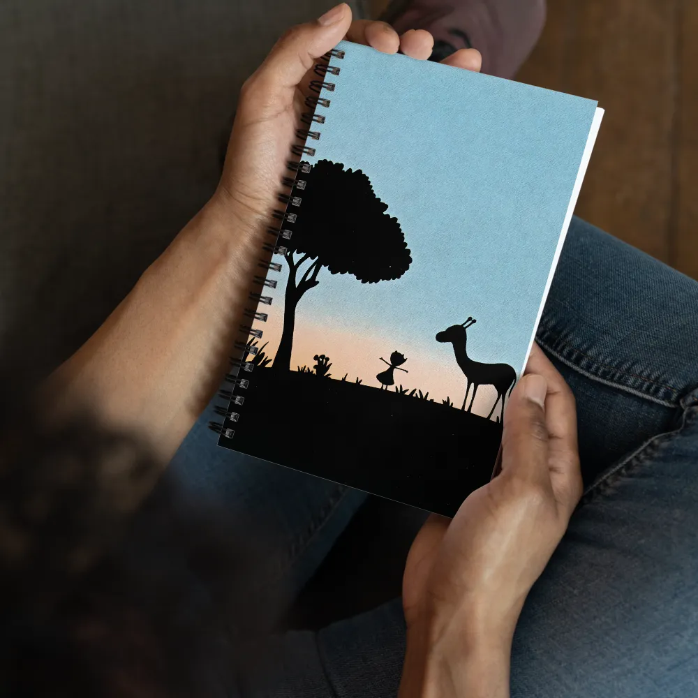 Encounter at Sunset 
 Spiral Notebook | 140 pages