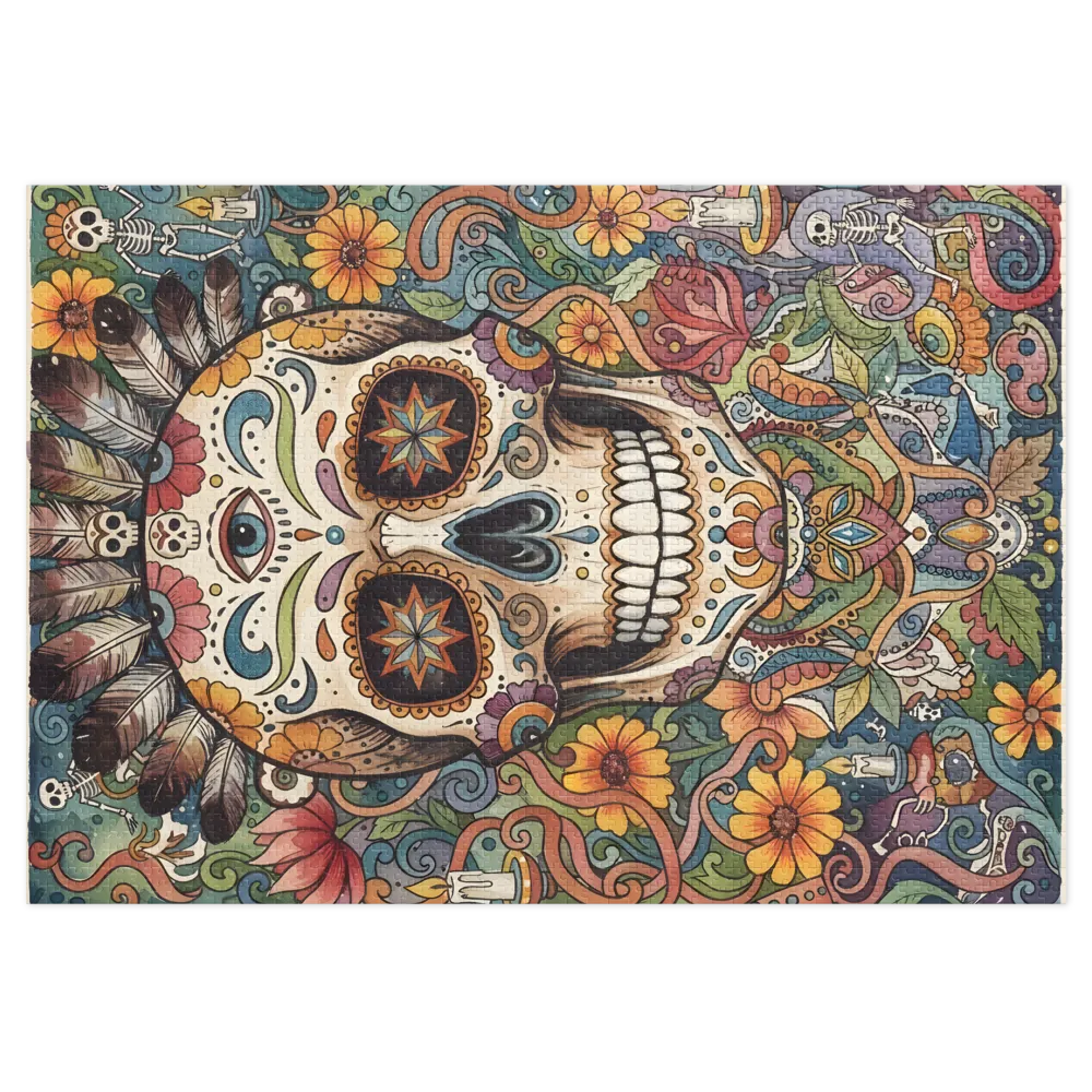 Sugar Skull Portrait | Jigsaw Puzzles