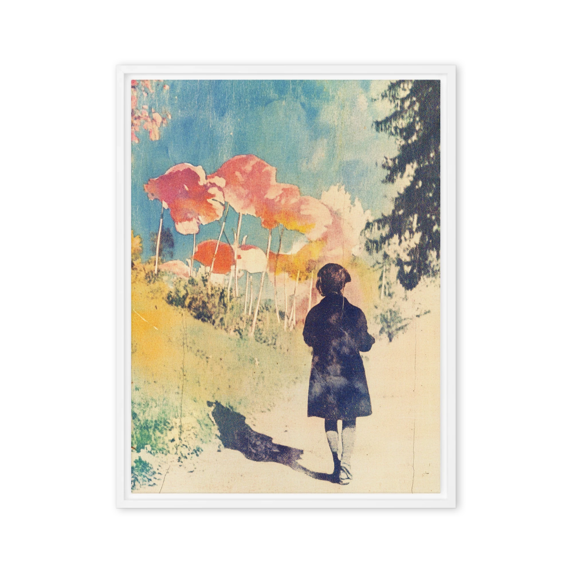 Stroll Among Colorful Umbrellas