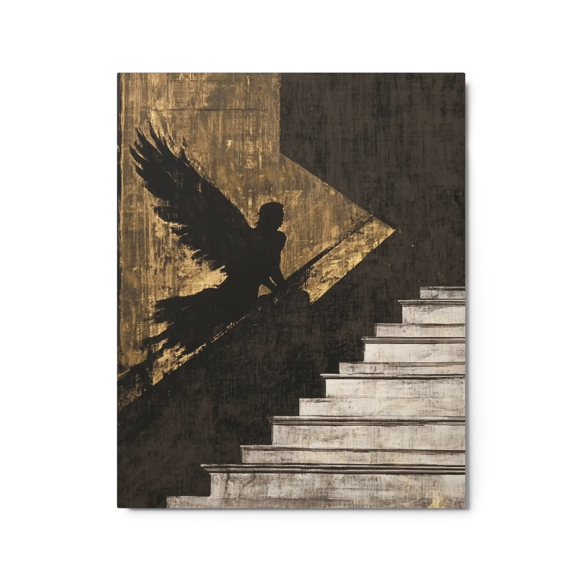 The Golden Ascent 
 Metal Print | 11″x 14″