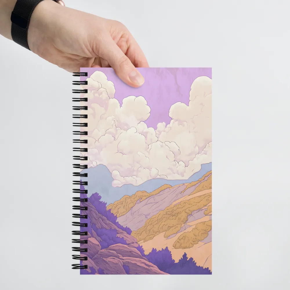 Lilac Mountain Dream 
 Spiral Notebook | 140 pages