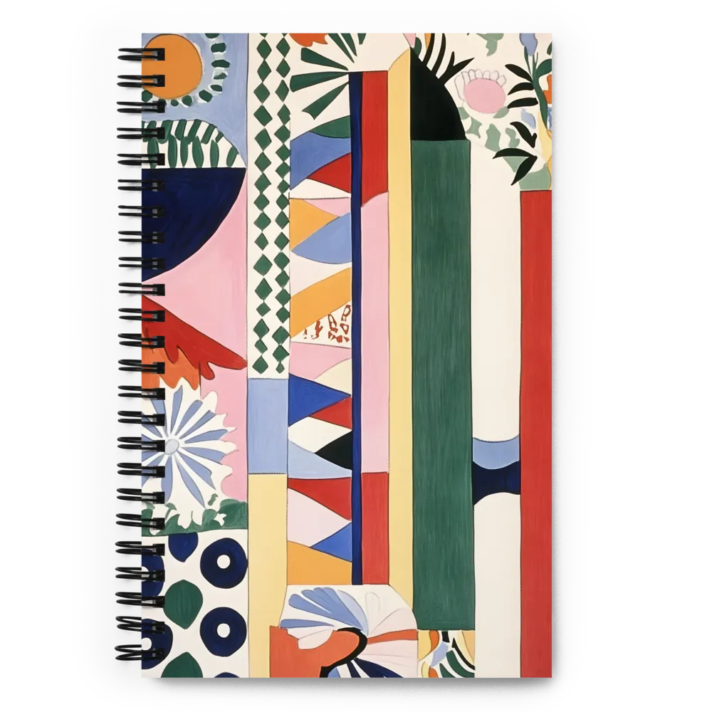 Vibrant Abstract Composition 
 Spiral Notebook | 140 pages