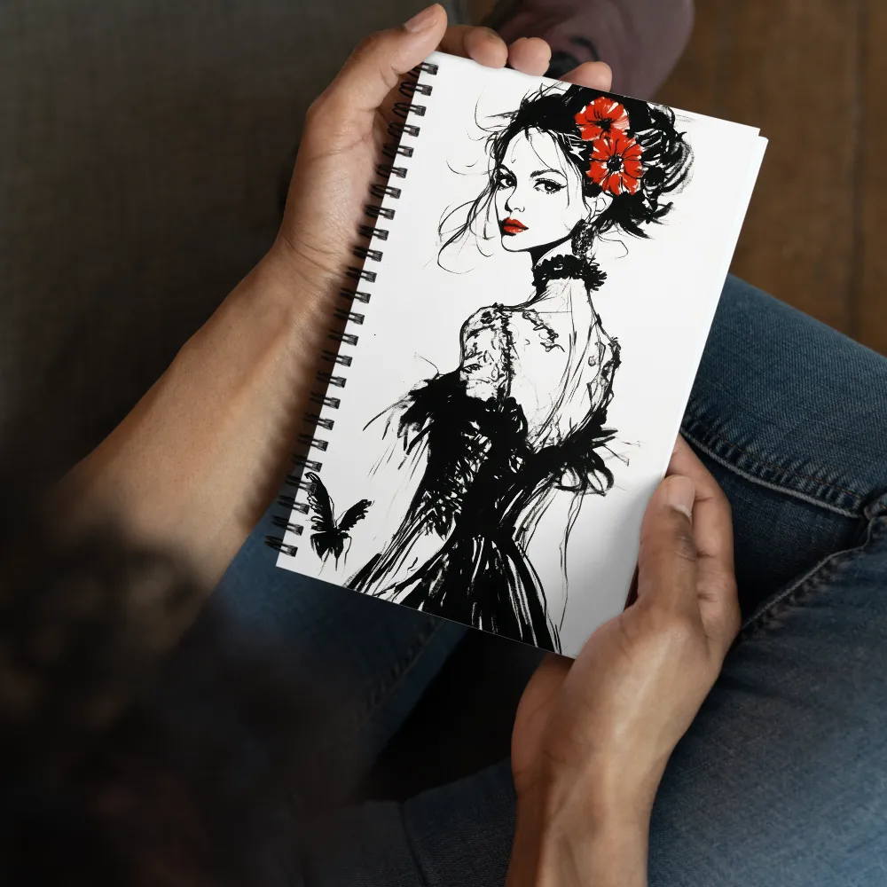 Crimson Grace 
 Spiral Notebook | 140 pages