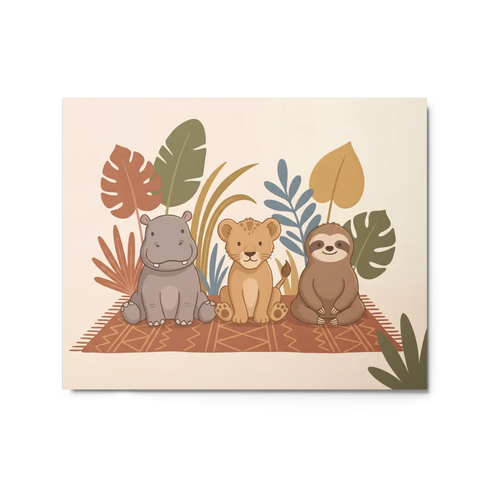 Cute Safari Friends Illustration