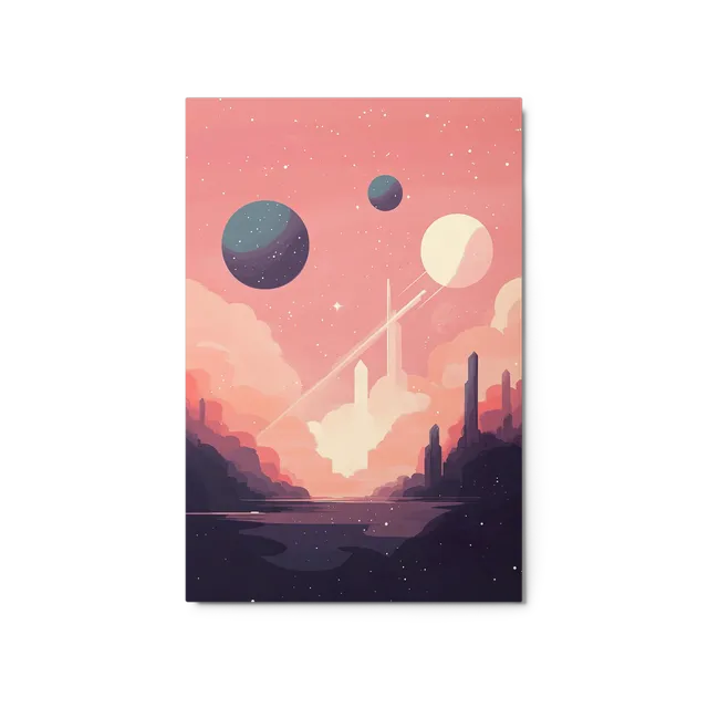 Pink Sky Gateway | Art Print
