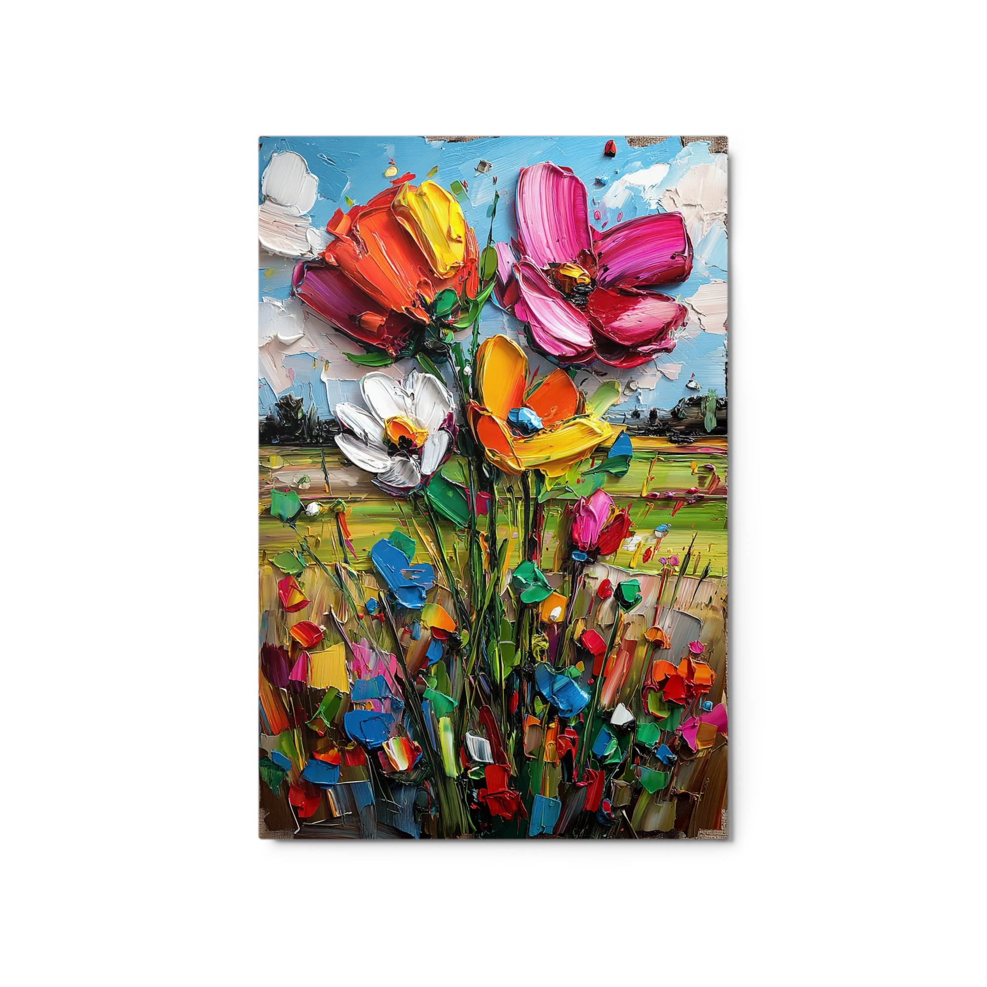 Wildflowers in Impasto