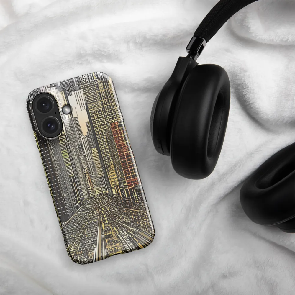 Urban Gridscape 
 iPhone 14 Plus | Tough Case