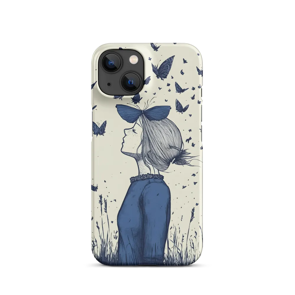 Girl with Butterflies | Phone Case