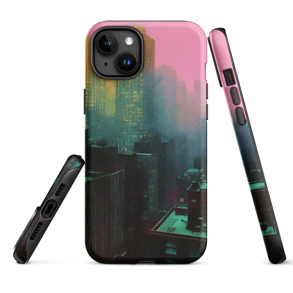 Surreal Cityscape with Skyscrapers | Phone Case