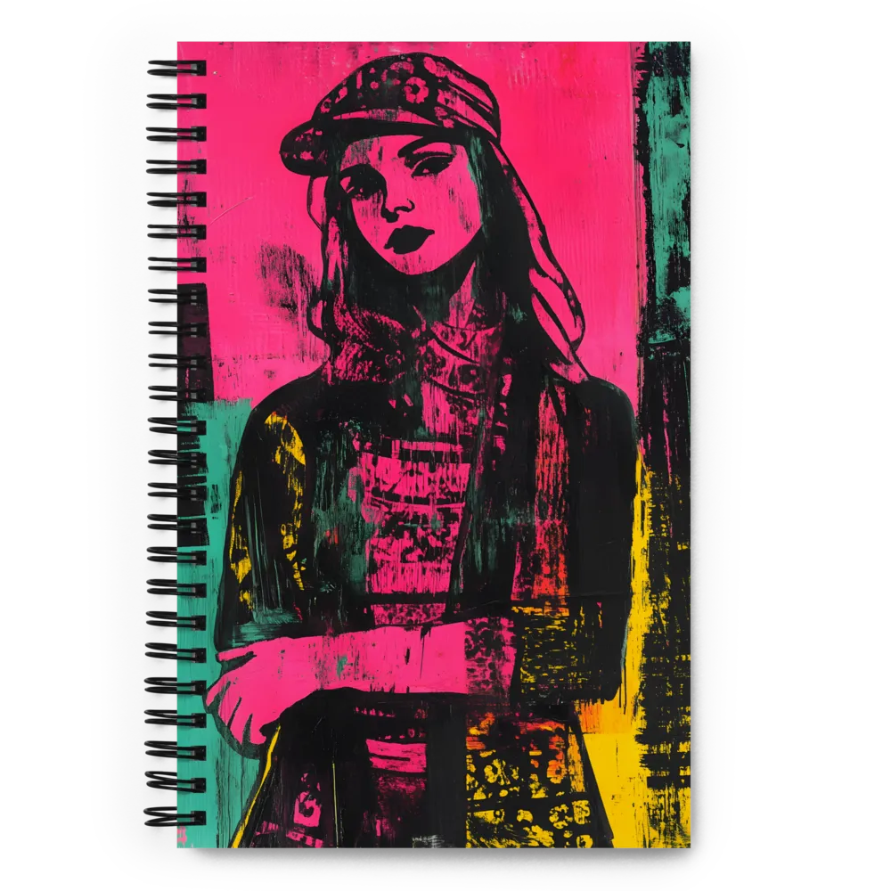 Neo Pop Portrait 
 Spiral Notebook | 140 pages
