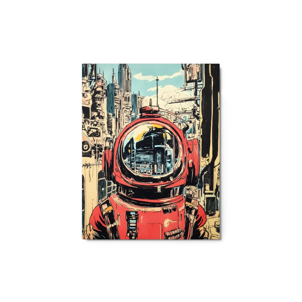 Reflective Horizon 
 Canvas | 24″x 24″