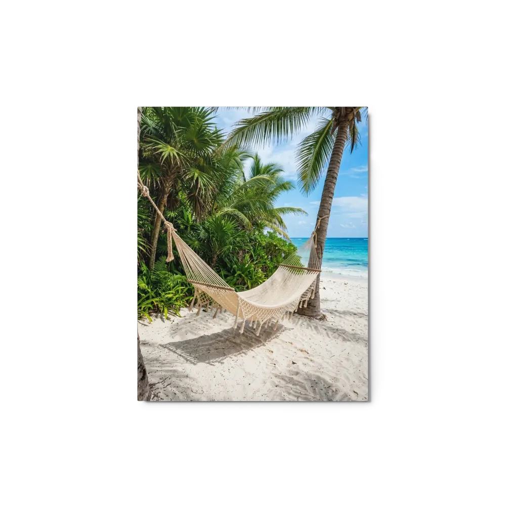 Tropical Beach Hammock | Art Print