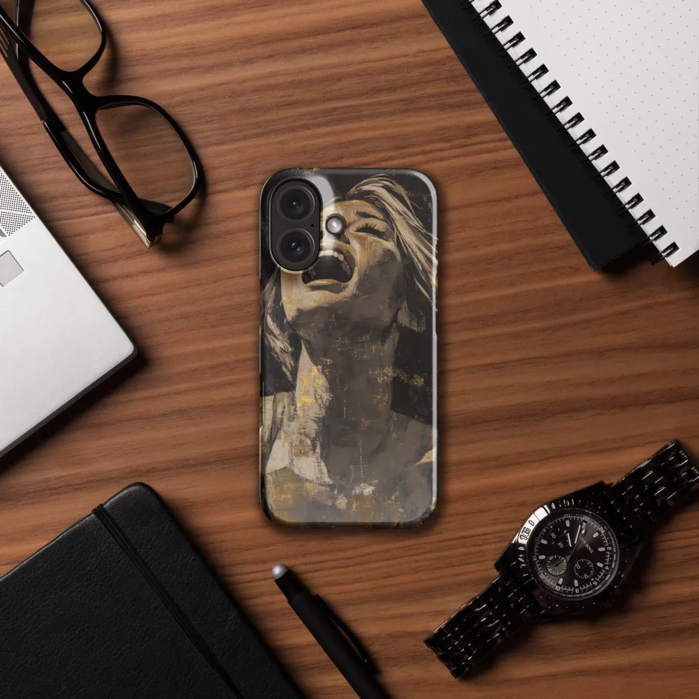 Golden Scream 
 iPhone 14 Plus | Tough Case