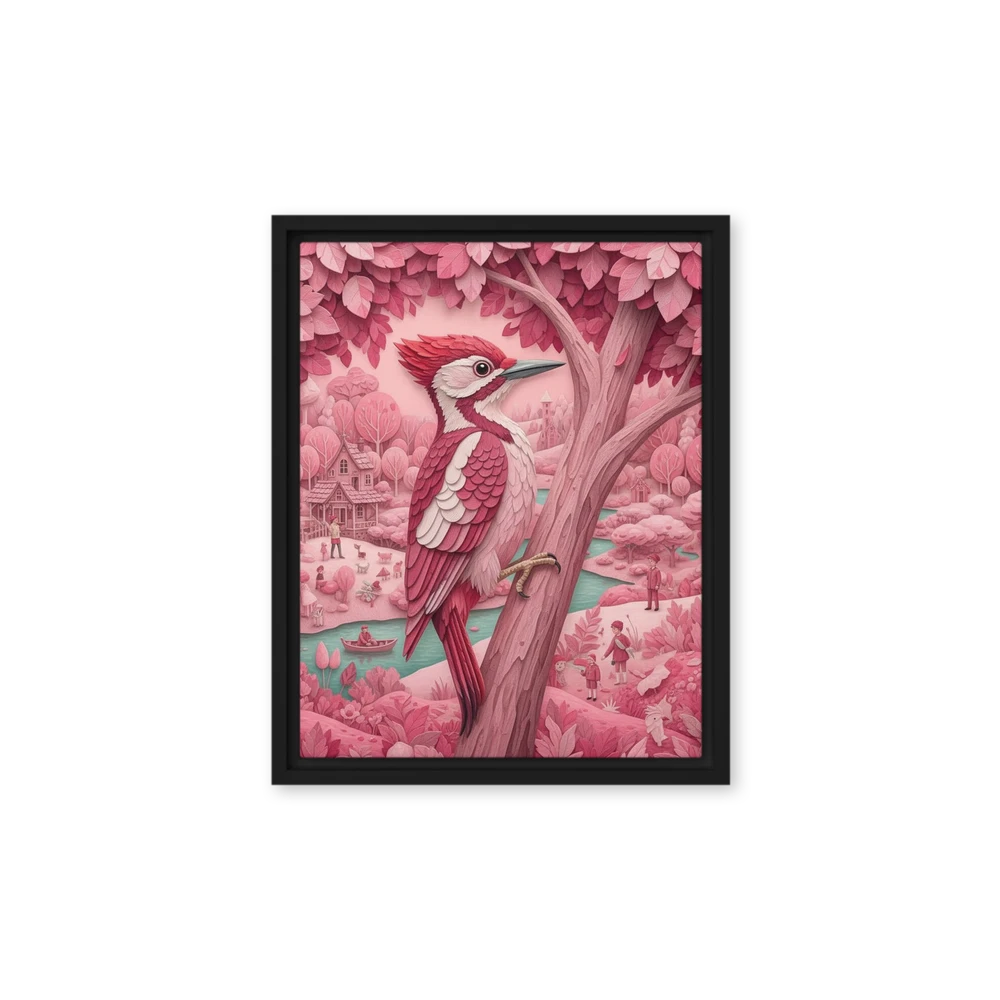 Rosewood Woodpecker | Art Print