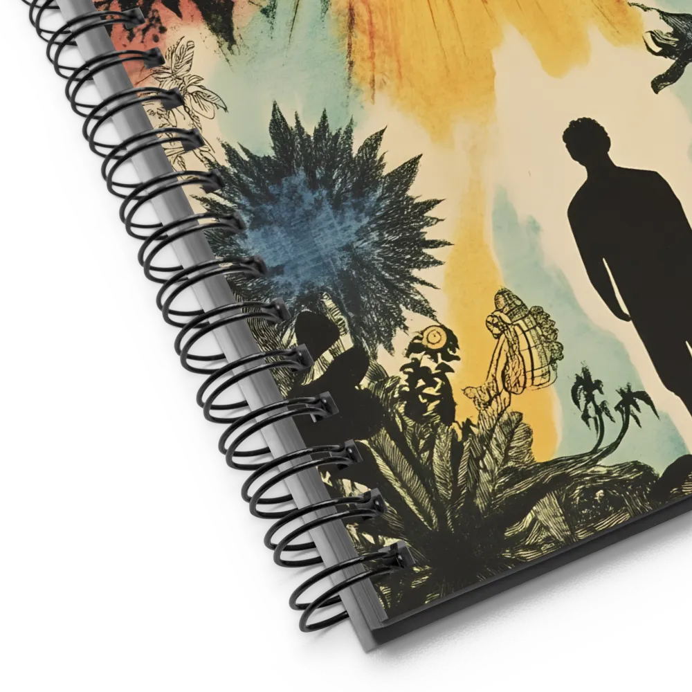 The Keyhole Sun 
 Spiral Notebook | 140 pages