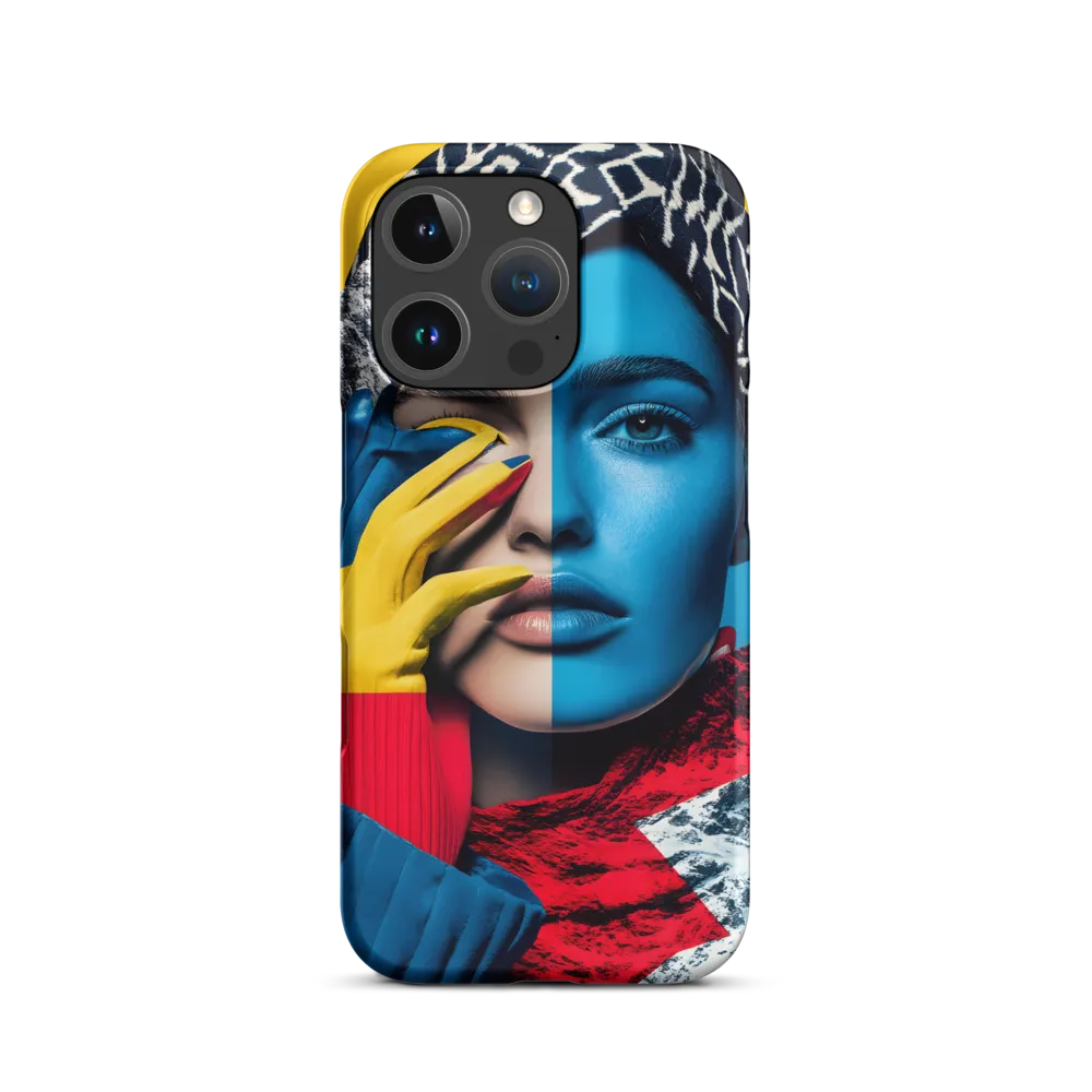 Colorful Portrait of a Fashion Model | Phone Case