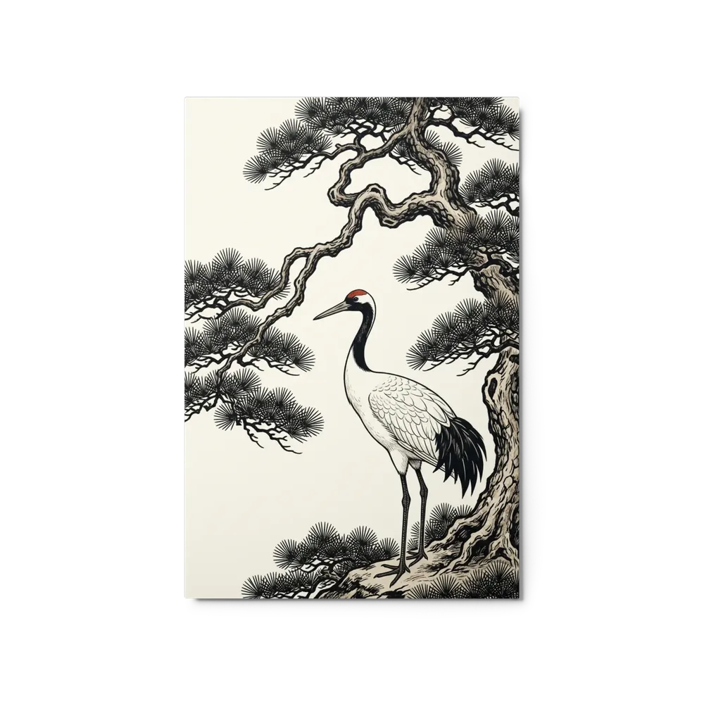 Crane Under the Pine | Art Print