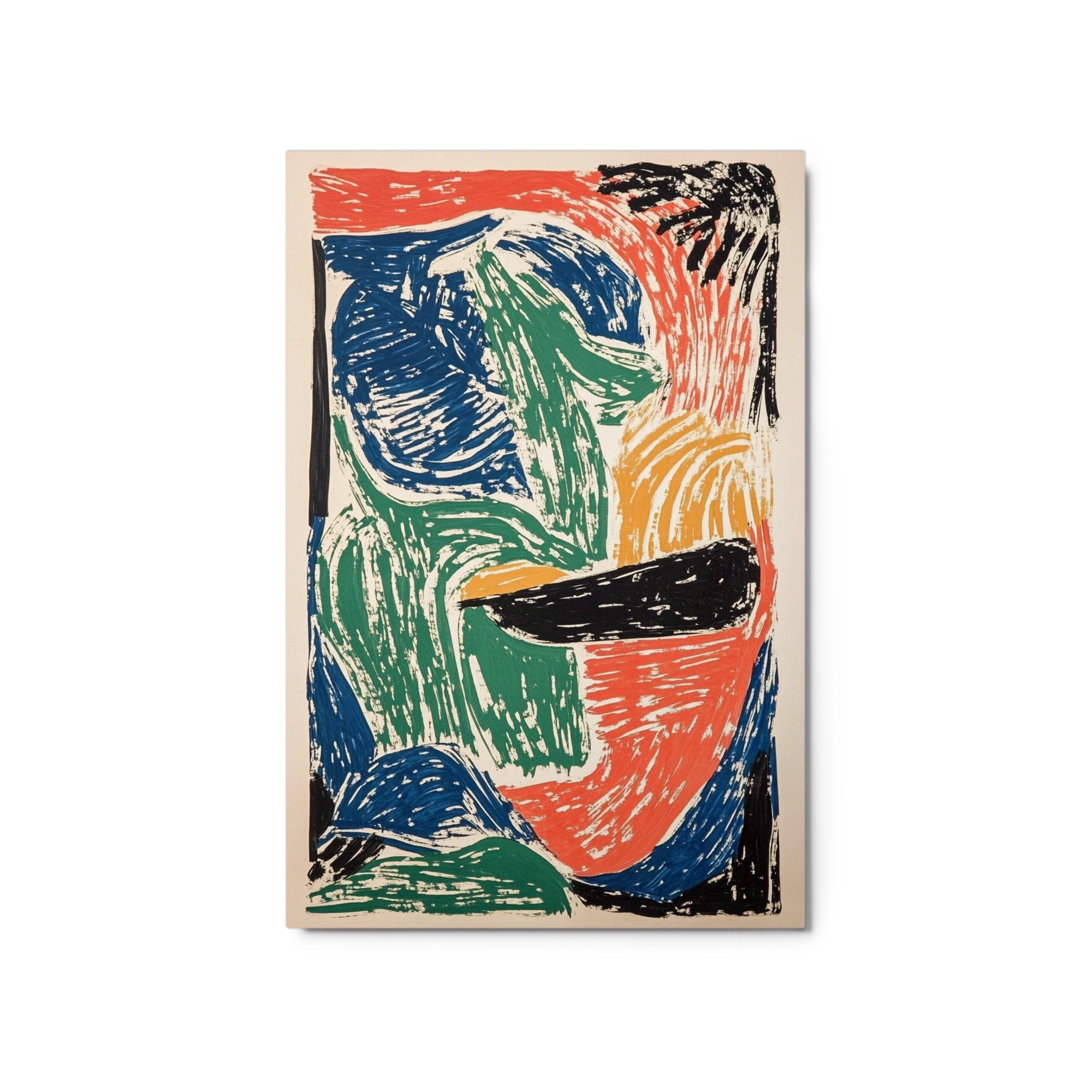 Abstract Colorful Composition