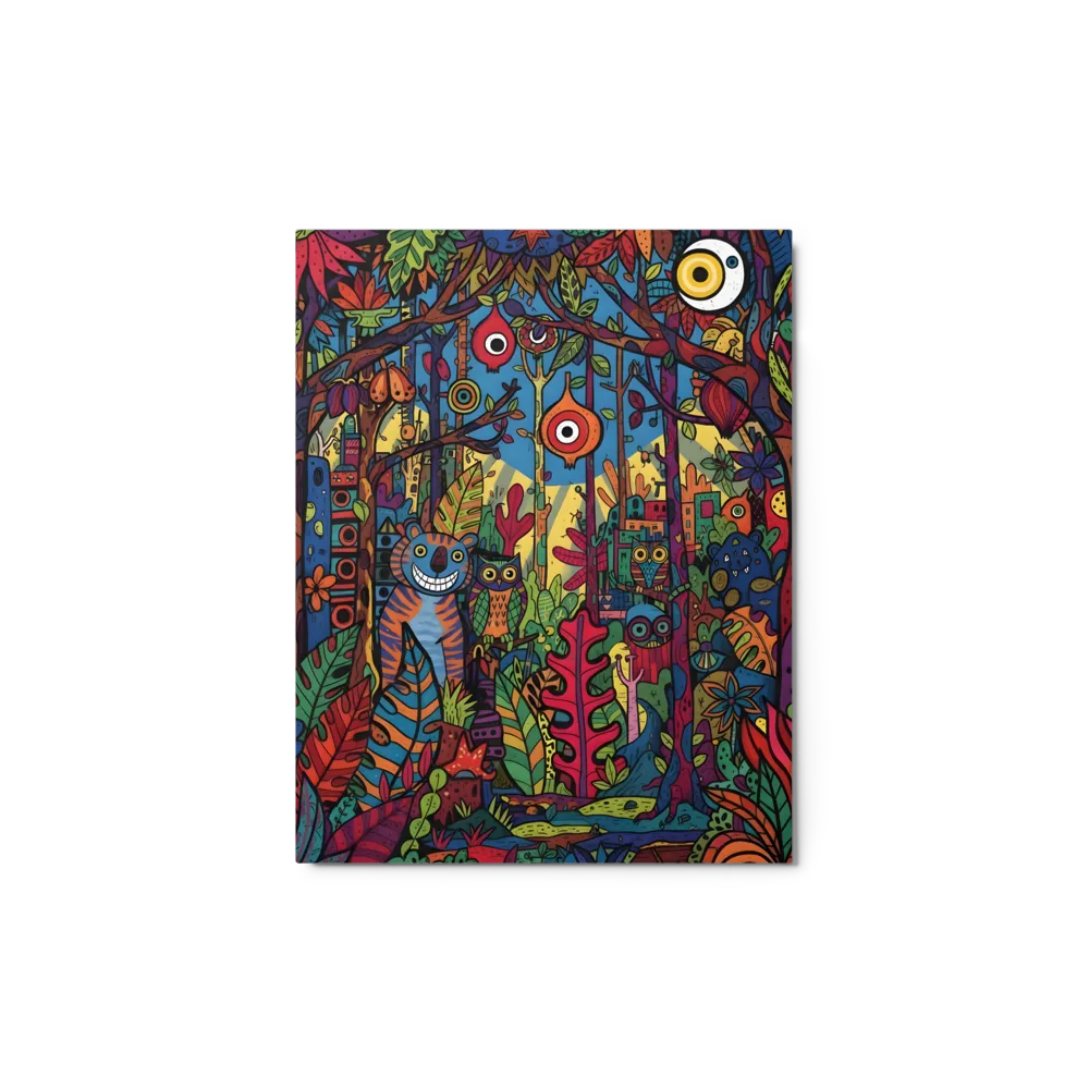 Whimsical Jungle Realm 
 Metal Print | 16″x 20″