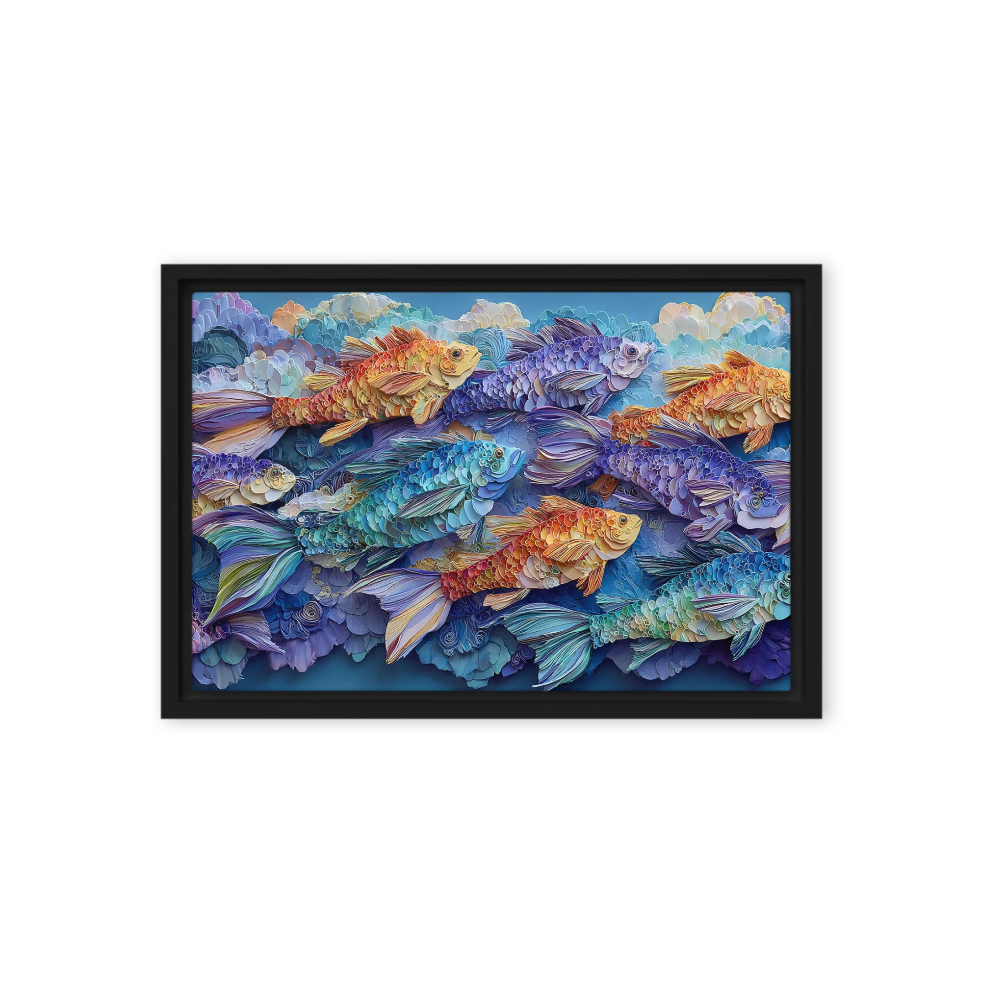 Quilled Ocean Fish | Art Print