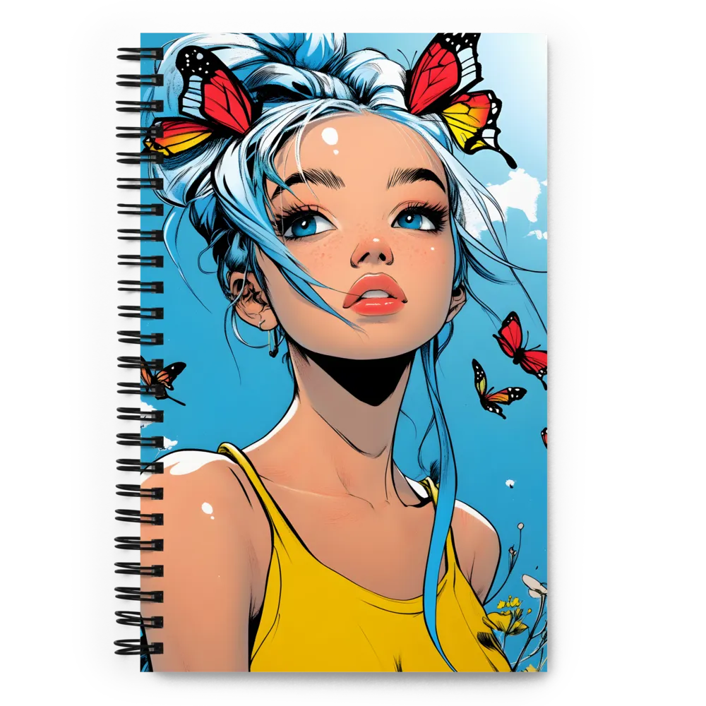 Serene Gaze 
 Spiral Notebook | 140 pages
