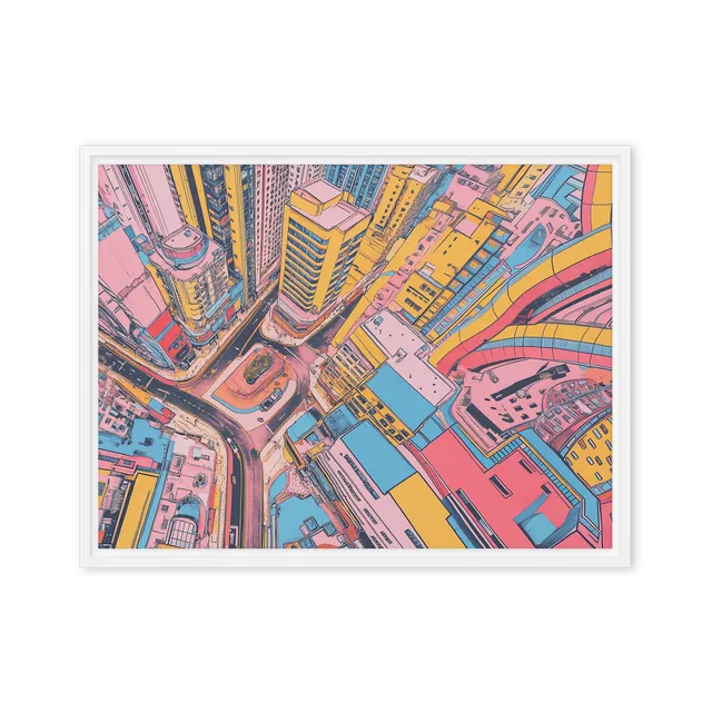 Urban Blocks Overhead | Art Print