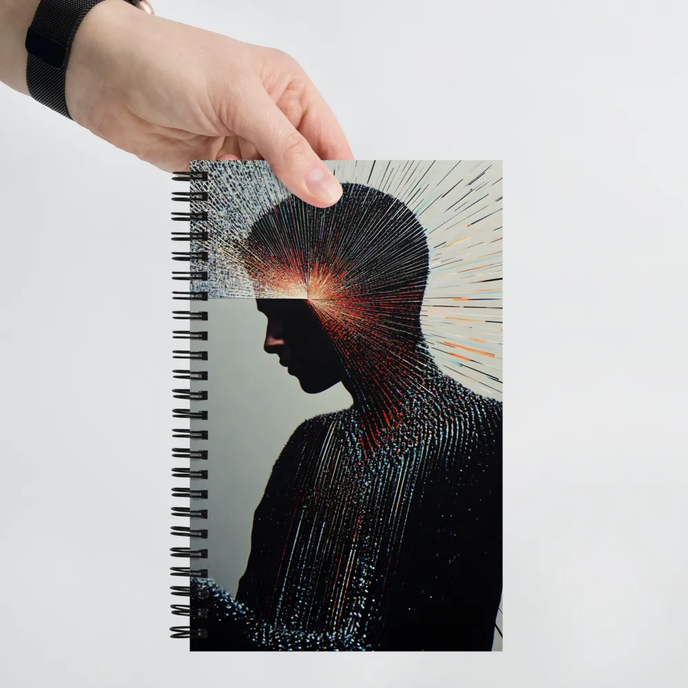 Fragmented Human Energy 
 Spiral Notebook | 140 pages