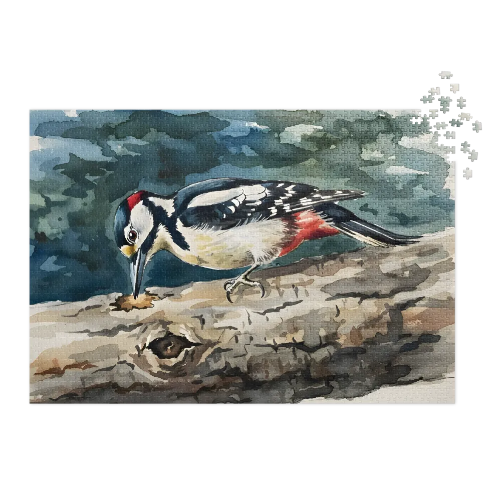 Woodpecker Study | Jigsaw Puzzles