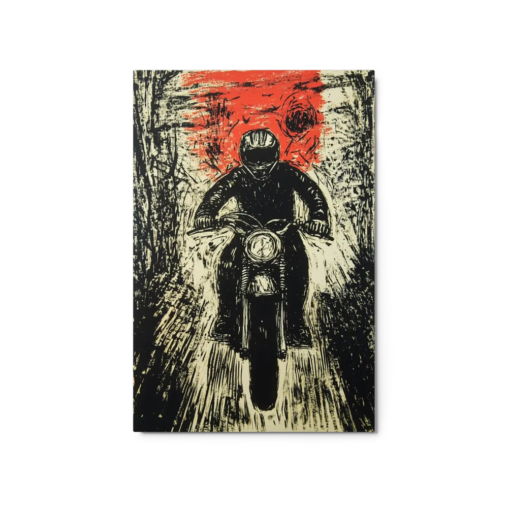 The Red Road Rider | Art Print