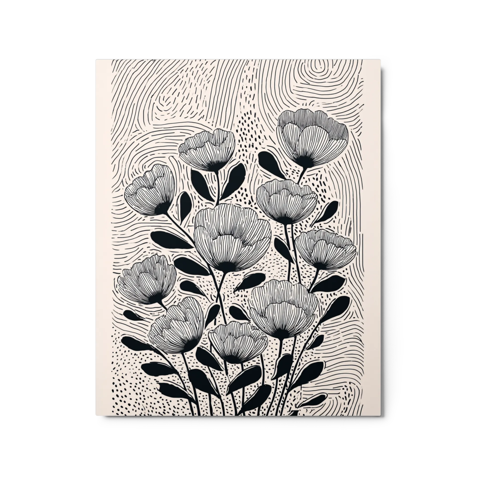 Engraved Poppies