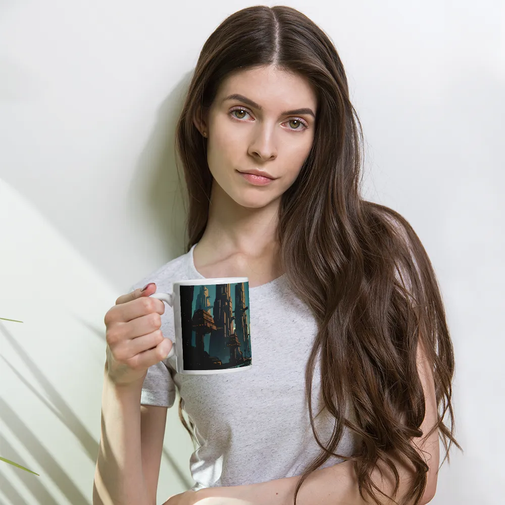 Neo-Canyon City 
 Mug with Red inside | 15 oz