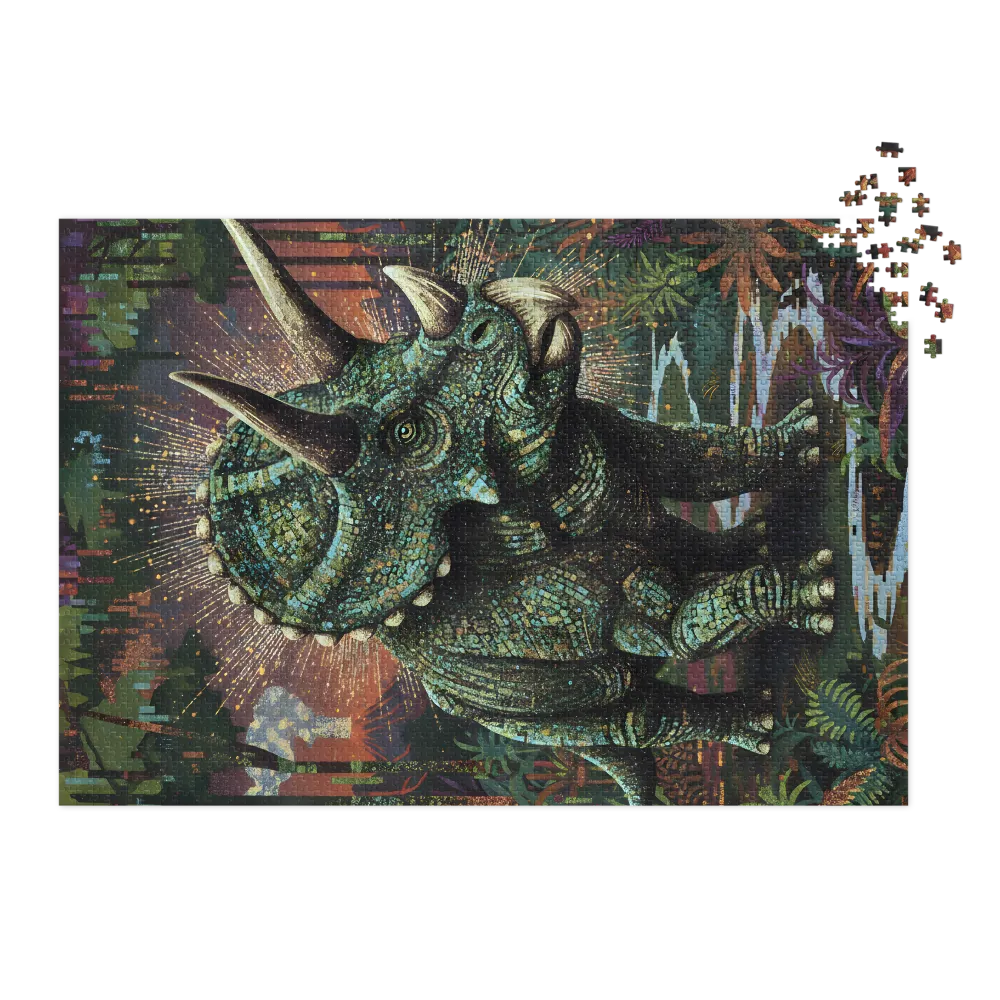 Stippled Triceratops