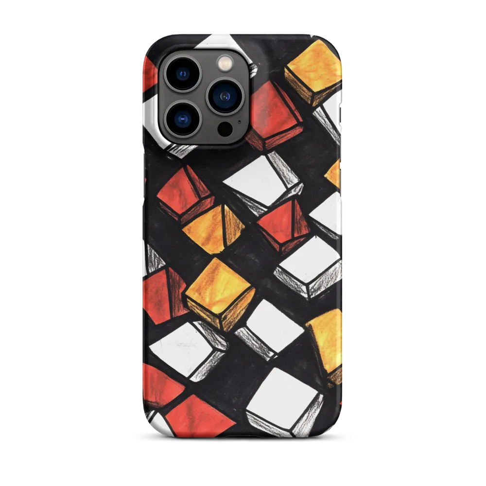 Abstract Design of Cubes | Phone Case