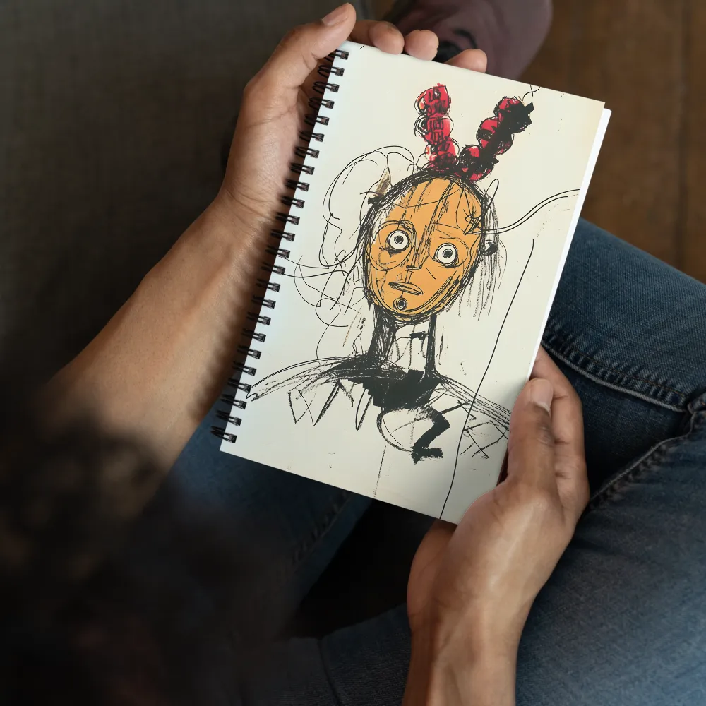 Enigmatic Figure 
 Spiral Notebook | 140 pages