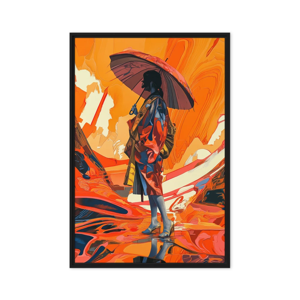 Reflective Urban Stroll | Art Print