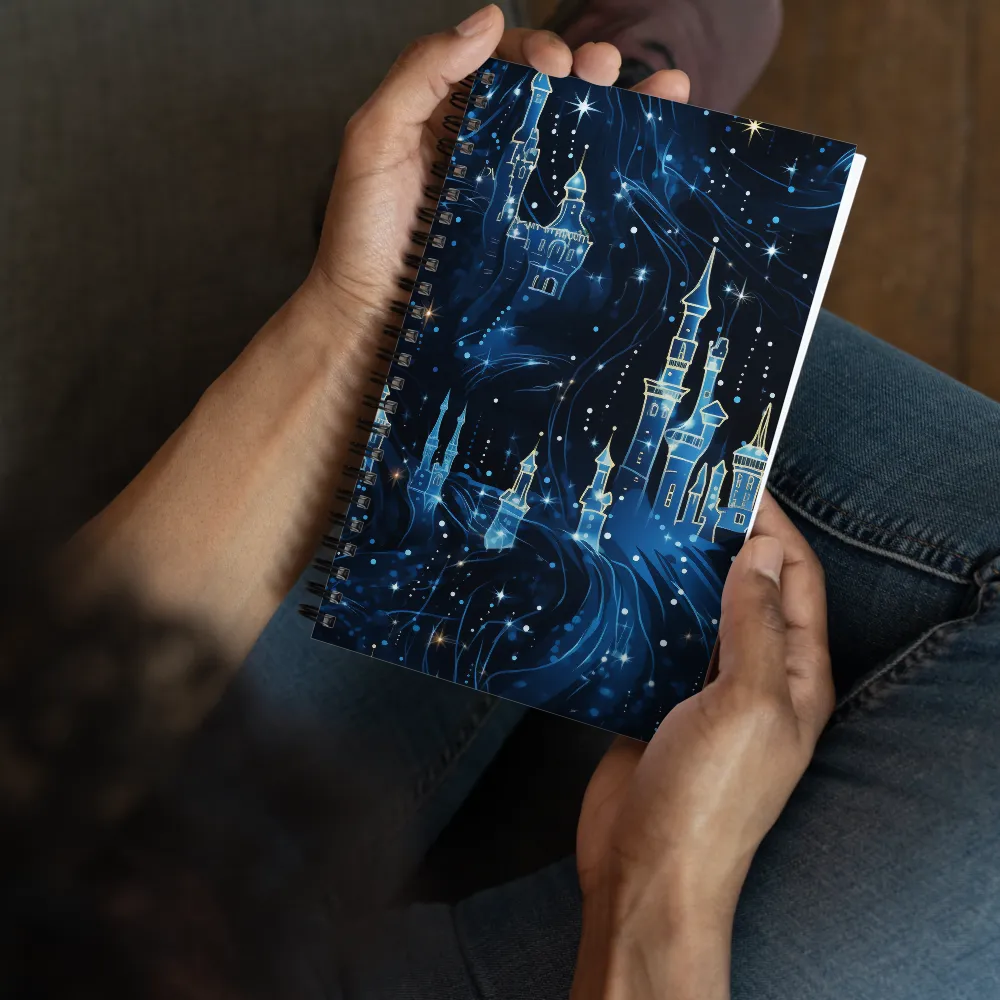 Dreamy Castles in a Starry Sky