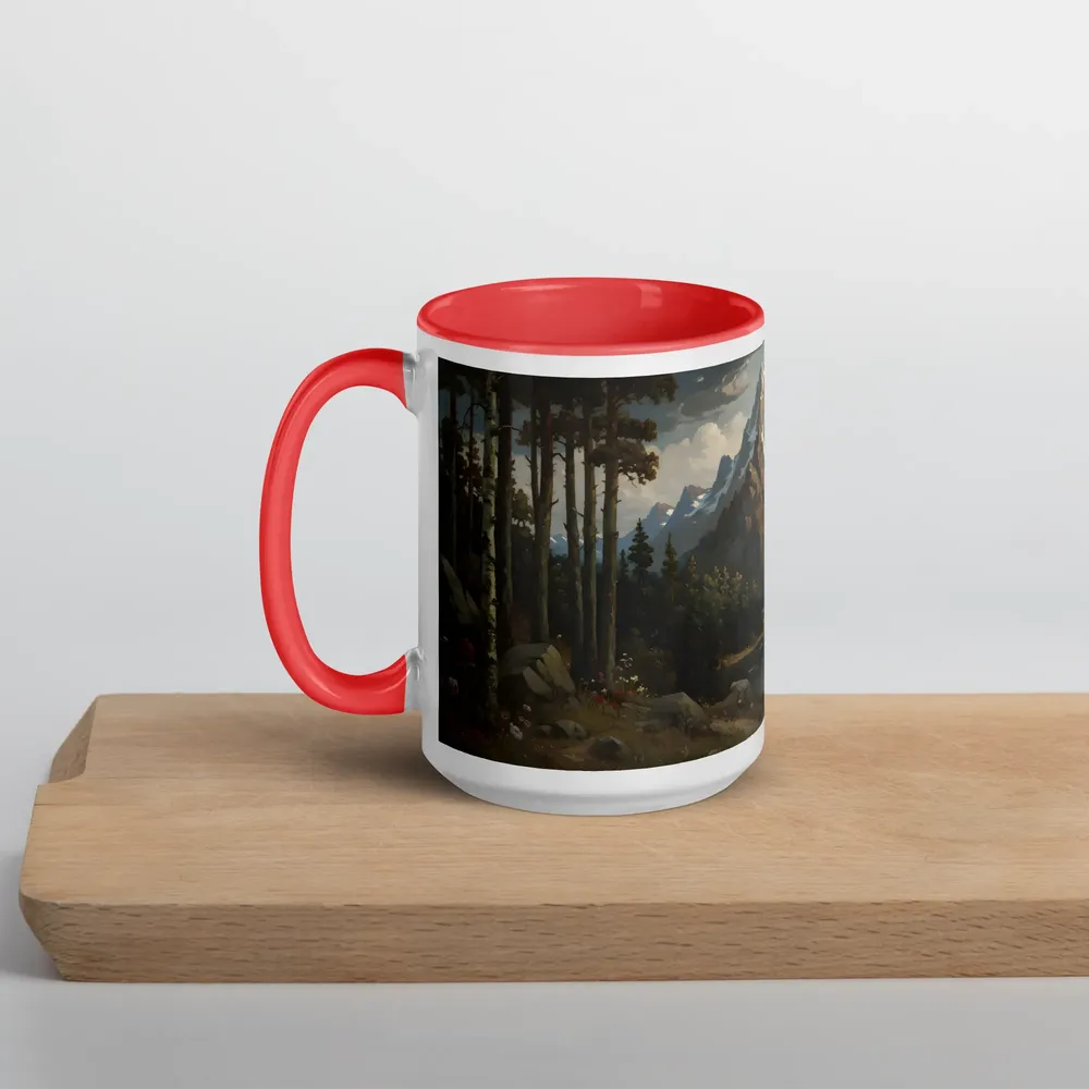 Alpine Reflection 
 Mug with Black inside | 15 oz