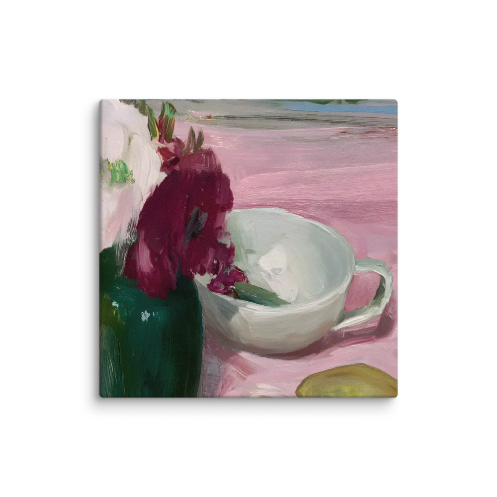 Heavy impasto pastoral scenes — Thick ridge and petal