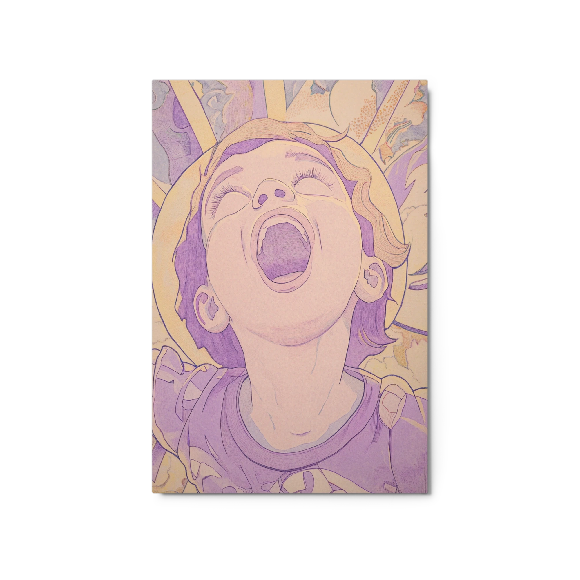 Surreal Drawing of a Joyful Child