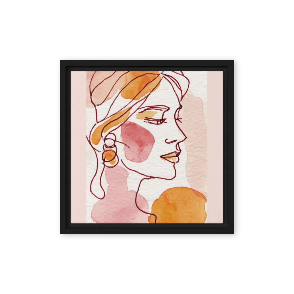 Terracotta Line Profile | Art Print
